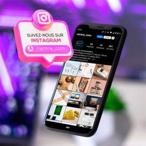 Follow us on twitter social media 3d render banner